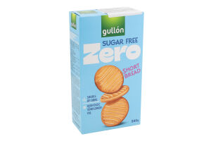 Печенье песочное без сахара Short bread Zero Gullon к/у 2х165г