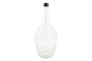 Пляшка 2000мл скло з металевою кришкою з дозатором EverGlass
