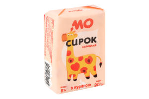 Творожок 8% сладкий с курагой Молочний острів м/у 90г