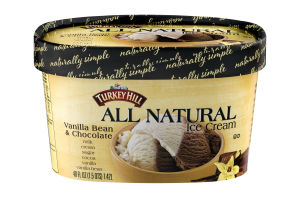 Turkey Hill All Natural Ice Cream Vanilla Bean & Chocolate