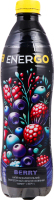 Напій енергетичний безалкогольний Беррі сильногазований 0,5л пет ЕнерГО