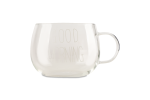 Чашка З добрим ранком скляна 350мл 958198