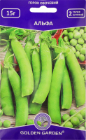 Насіння Golden Garden Горох Альфа овочевий гігант