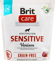 Корм д/собак ГрейнФрі Сенсітів з олениною сухий 1кг Бріт Кеа