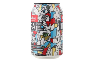 Пиво 330мл 4.5% світле фільтроване пастеризоване Session IPA Mahou з/б