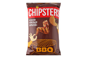 Чипсы картофельные волнистые Крылышки барбекю Chipster's м/у 95г
