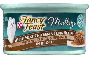 Fancy Feast Medleys Cat Food White Meat Chicken & Tuna Recipe