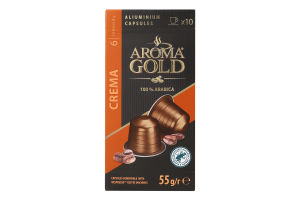 Кава мелена Aroma Gold Crema в капсулах
