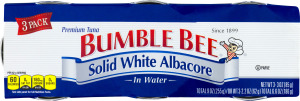 Bumble Bee Solid White Albacore Premium Tuna In Water - 3 PK