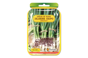 Насіння Цибуля Зелене Перо дражоване 3г Седос/Яскрава