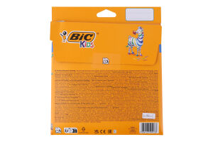 Олівці кольорові Evolution Stripes BIC 24шт