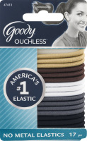 Goody Ouchless No Metal Elastics - 17 CT