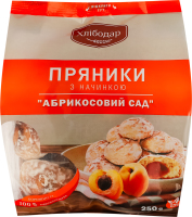 Пряники с начинкой Абрикосовый cад Хлібодар м/у 250г