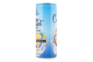 Напій безалкогольний Cocogurt Pineapple негазований 250мл ж/б Bisan Drinks