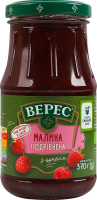 Малина подрібнена стерилізована з цукром Верес с/б 370г