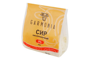 Сир кисломолочний 9% Garmonia м/у 300г