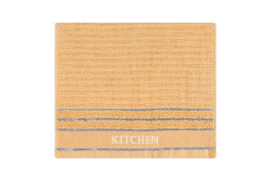 Рушник махровий бежевий-43 400г/м² 30x50см №260401 Home Tawelo 1шт