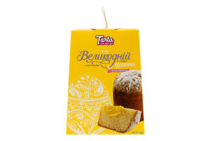 Кекс бездріжджовий з начинкою зі смаком лимона Великодній Tarta к/у 600г