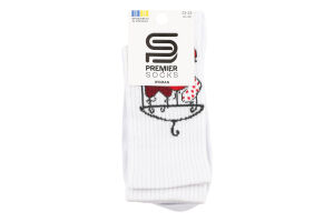 Шкарпетки жіночі Premier socks Love білі р.23-25