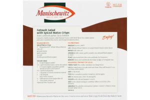 Manischewitz Whole Wheat Matzos