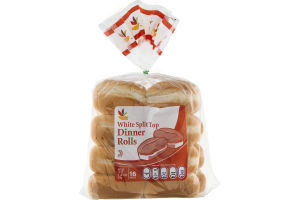 Ahold White Split Top Dinner Rolls - 16 CT