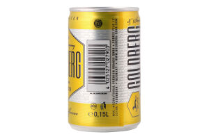 Напиток безалкогольный газированный ароматизированный пастеризованный Tonic water Goldberg ж/б 150мл