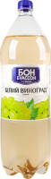 Напій безалкогольний сильногазований соковмісний з цукром та підсолоджувачами Білий виноград Бон Буассон п/пл 2л