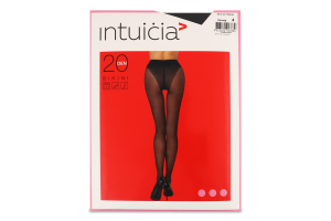 Колготи жіночі Bikini Premium чорні 20ден р.4 Intuicia