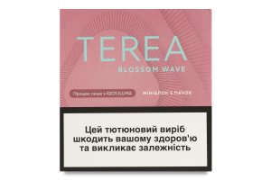 Виріб тютюновмісний для електричного нагрівання з фільтром Terea Blossom Wave 100шт