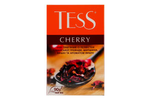 Чай травяной из лепестков суданской розы шиповника вишни и ароматом вишни Cherry Tess к/у 90г