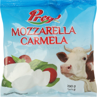 Сыр 45% мягкий в рассоле Моцарелла Кармела Prego м/у 140г