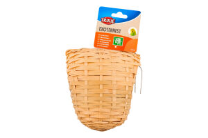 Гніздо д/птахів плетене 15*12см Тріксі