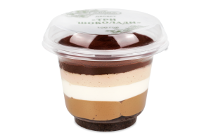 Десерт Три шоколади