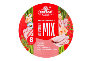 Сир плавл. SERTOP 140г асорті Наш делікатес (Польща)