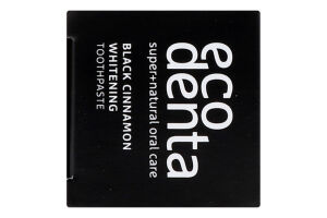 Паста зубна Відбілююча з вугіллям та корицею 100мл Екодента