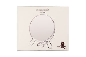 Зеркало двухстороннее нержавеющая сталь d13см №CY5656560 Eleganza 1шт