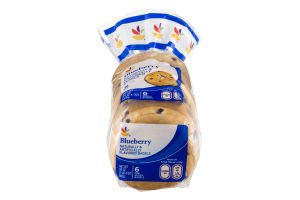 Ahold Blueberry Bagels - 6 CT