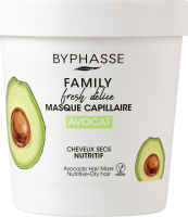 Маска для сухих волос с авокадо Family Fresh Delice Byphasse 250мл