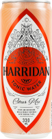 Напій безалкогольний соковмісний сильногазований на ароматизаторах Citrus Mix Tonic Water Harridan з/б 0.33л
