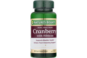 Nature's Bounty Dual Spectrum Cranberry With Hibiscus - 60 CT