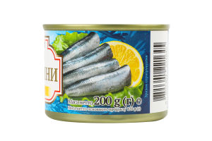Сардини в олії 200г ж/б з ключем Alba Food