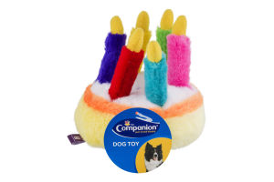 Companion Birthday Cake Dog Toy