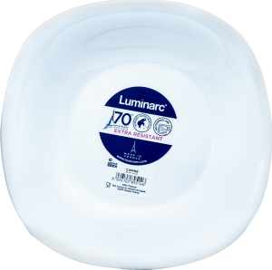 ТАРІЛКА ГЛИБ ВАЙТ КАРІНА 21СМ 1ШТ ЛЮМІНАРК