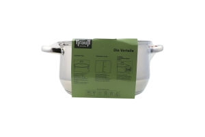 Каструля 5,8л з скляною кришкою 24см 26-238-127 Krauff