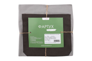 Фартух Паста сіро-графітний напівпанама Homeline