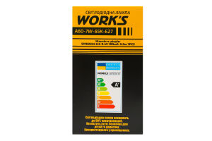 Лампа ЛонгЛайф ЛЕД A60 7W 65K E27 Ворк"c