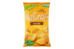 Чипсы картофельные с морской солью Salted Naturals Lorenz м/у 100г