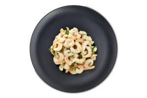 Креветка в лаймово-базиликовом соусе