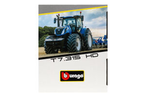 Іграшка Bburago Farm NewHolland Трактор з причепом