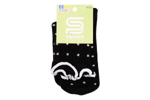 Шкарпетки Premier socks вис рюш білий горох р18-20